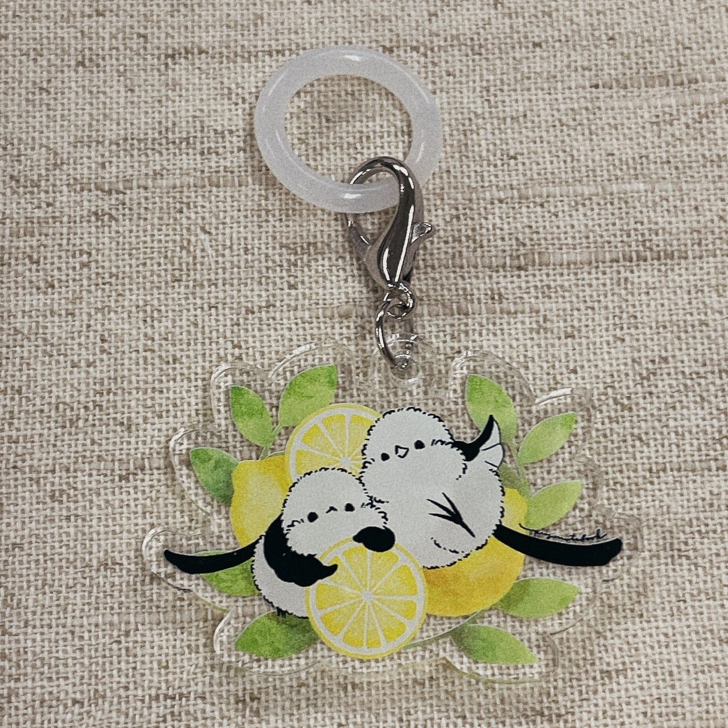 (Made-to-order requests are currently closed. Please wait until we reopen.) Made-to-Order Long-tailed Tit Acrylic Key Holder