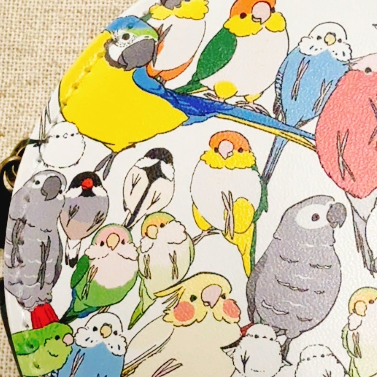 Many Birds Coin Purse Pouch