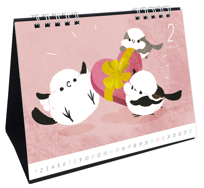 "Pre-order" 2026 Long-tailed Tit Desk Calendar