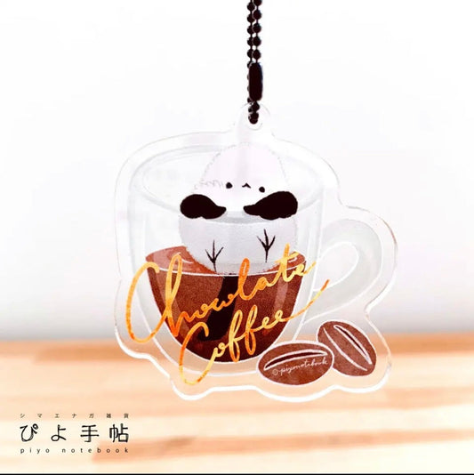 (Made-to-order requests are currently closed. Please wait until we reopen.) Made-to-Order Long-tailed Tit Acrylic Key Holder