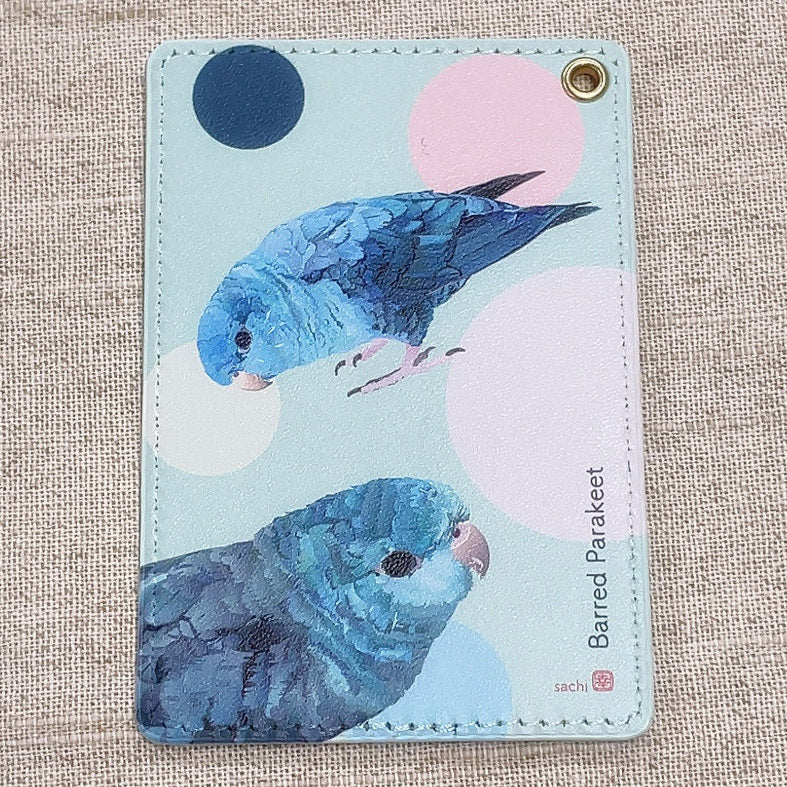 Barred Parakeet Pass Holder