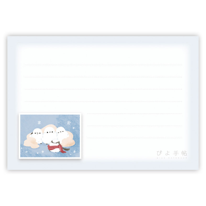 Long-tailed Tit with Warm Banket Memo Pad