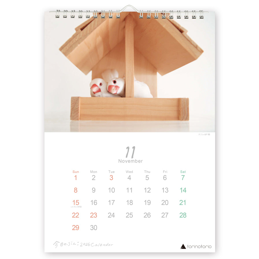 "Pre-order " 2026 Java Sparrow Wall Calendar