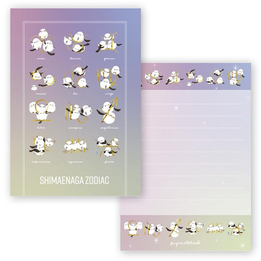 Long-tailed Tit Zodiac Memo Pad