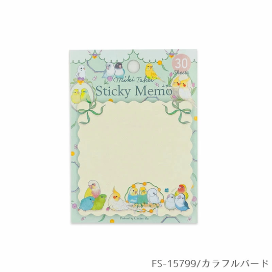 Bird Die Cut Sticky Notes