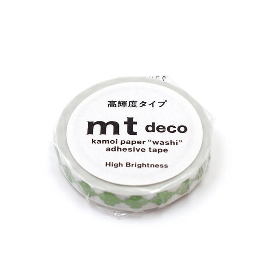 mt deco High Brightness Clover Slim Japanese Washi Tape Masking Tape