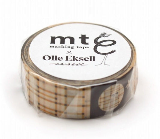 mt x Olle Eksell Crossed Lines Japanese Washi Tape Masking Tape - Sweet Birdie Boutique International