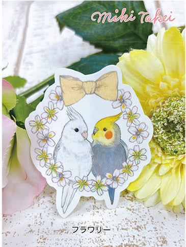 Cockatiel Sticker Miki Takei