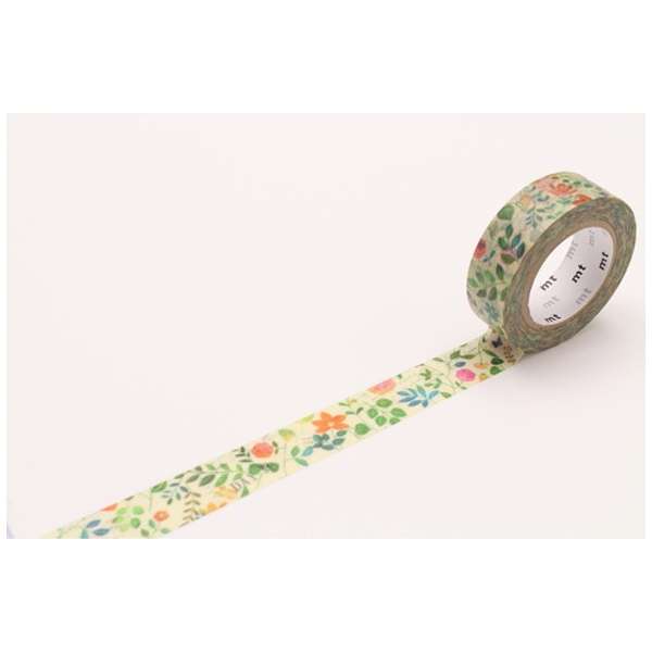 mt ex Watercolor Floral Pattern Japanese Washi Tape MTEX1P109 - Boutique SWEET BIRDIE
