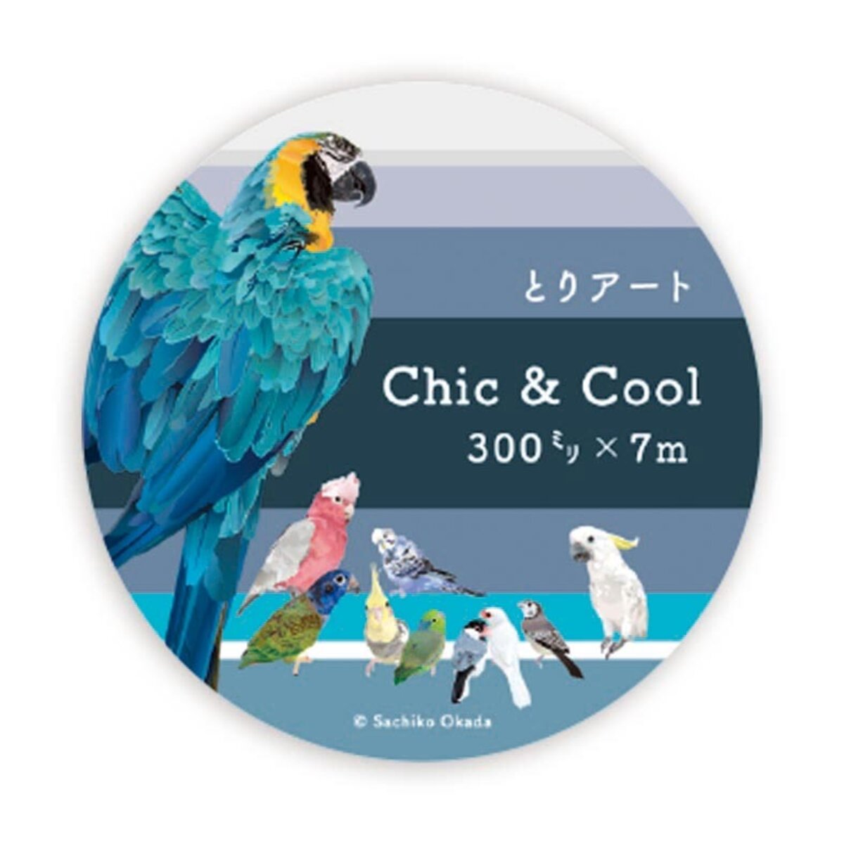 Chic & Cool Birds Japanese Washi Tape
