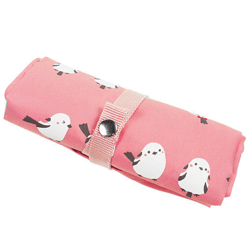 Long-tailed Tit Eco Tote Bag Large Size Pink