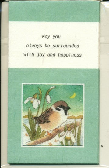 Sets of 3 Tree Sparrow Mini Envelopes Emi-658 - Boutique SWEET BIRDIE