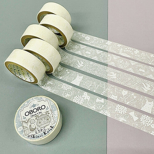 Bird Cage White Masking Tape Japanese Washi Tape