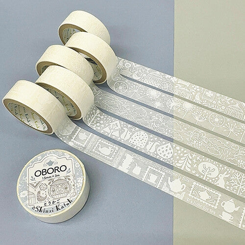 Bird White Masking Tape Japanese Washi Tape