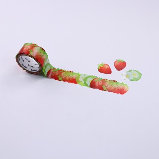 Strawberry Japanese Washi Roll Stikcers - Boutique SWEET BIRDIE