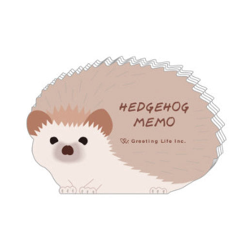 Hedgehog Die Cut Memo Pad