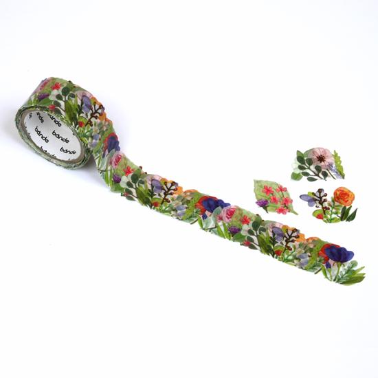 Flower Wreath Japanese Washi Roll Stikcers - Boutique SWEET BIRDIE