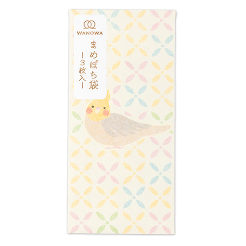 Sets of 3 Cockatiel Budgie Budgerigar Parakeet Super Mini Envelope 1358101 - Boutique SWEET BIRDIE