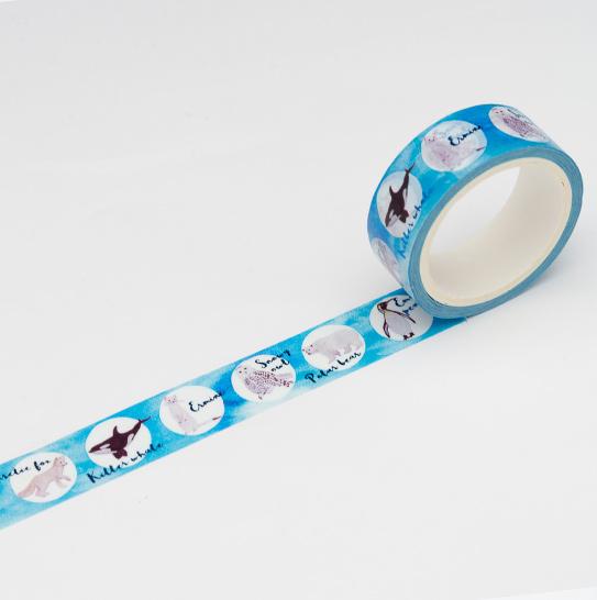 Poloar Animal Glitter Washi Tape Masking Tape - Boutique SWEET BIRDIE