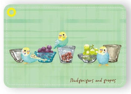Budgie Budgerigar Parakeet Pass Holder - Boutique Sweet Birdie