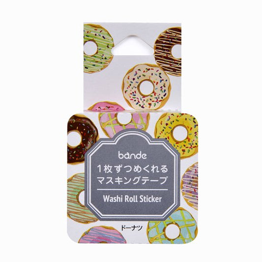 BANDE Doughnut Japanese Washi Roll Stickers