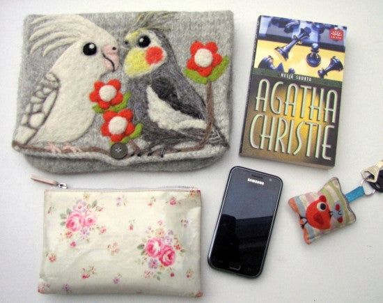 Cockatiel Clutch Bag Purse - Boutique Sweet Birdie