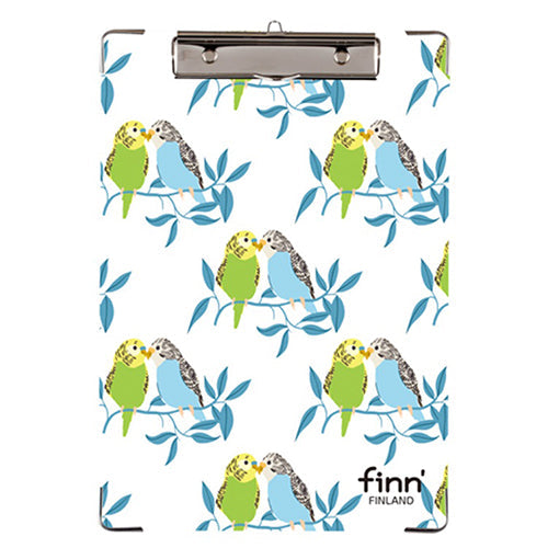 A4 クリップボード セキセイインコ - 小鳥雑貨専門のお店 スウィート・バーディー・ブティック