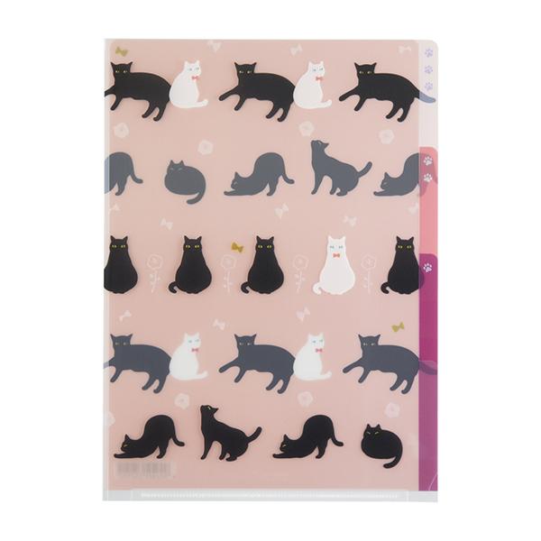 Cat A5 File Folder Organizer with 3 Pockets - Boutique SWEET BIRDIE