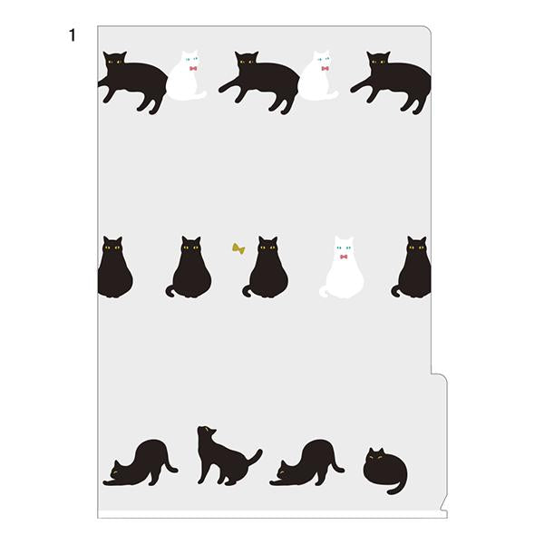 Cat A4 File Folder Organizer with 3 Pockets - Boutique SWEET BIRDIE