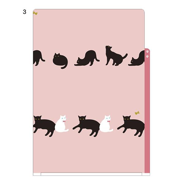 Cat A4 File Folder Organizer with 3 Pockets - Boutique SWEET BIRDIE