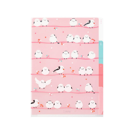 Long-tailed Tit A5 File Folder File Organizer with 3 Pockets