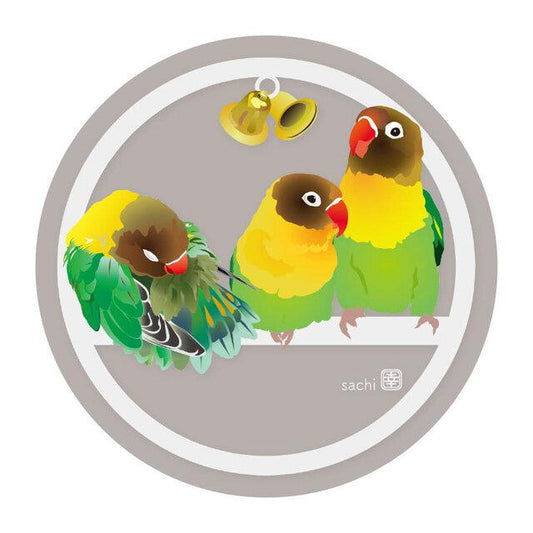 Lovebird Acrylic Coaster