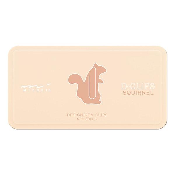 Sets of 30 Squirrel Paper Clips - Boutique SWEET BIRDIE
