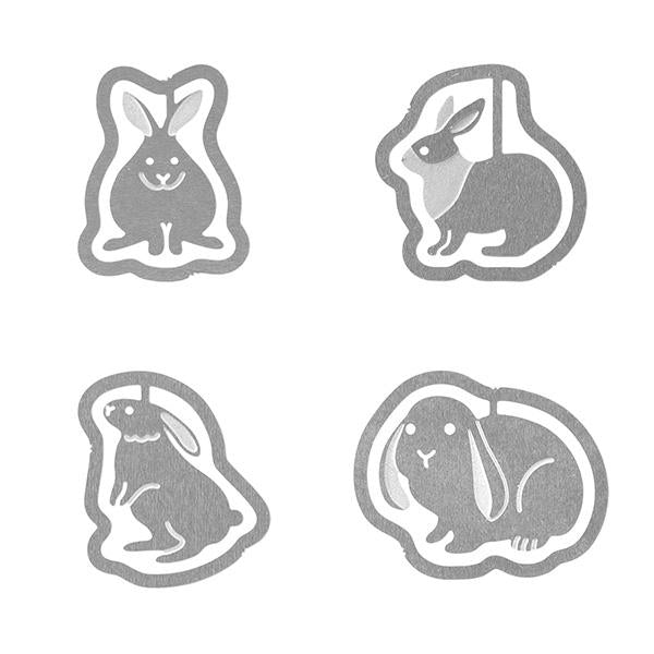 Sets of 16 Rabbit Paper Clips 43358006 - Boutique SWEET BIRDIE