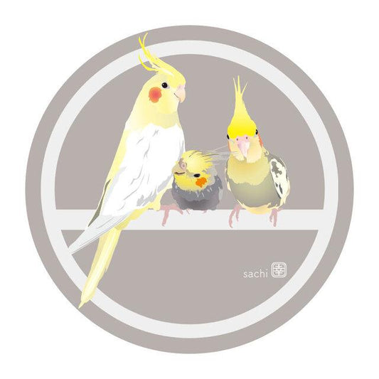 Cockatiel Acrylic Coaster
