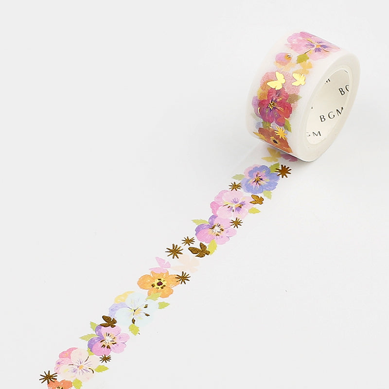 Twinkle Blossom Glitter Washi Tape Masking Tape