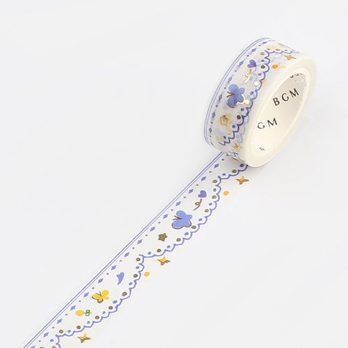 Embroidery Butterfly Glitter Washi Tape Masking Tape