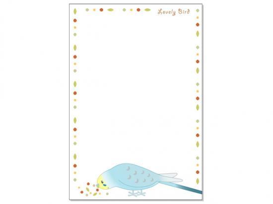 Budgie Budgerigar Parakeet Postcard - Boutique SWEET BIRDIE