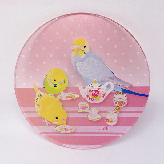 Budgie Acrylic Coaster