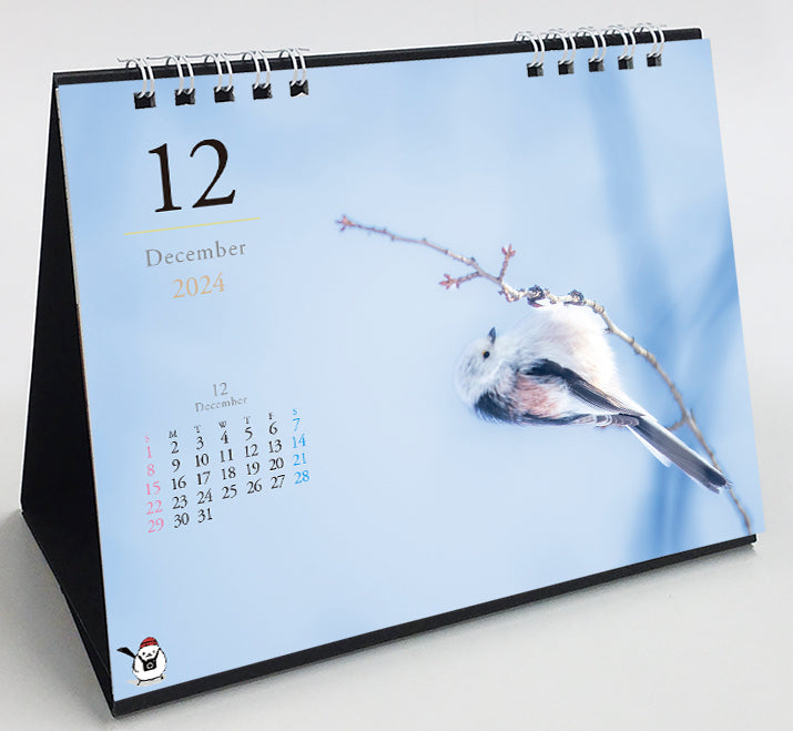 2024 Long-tailed Tit Four Season Desk Calendar