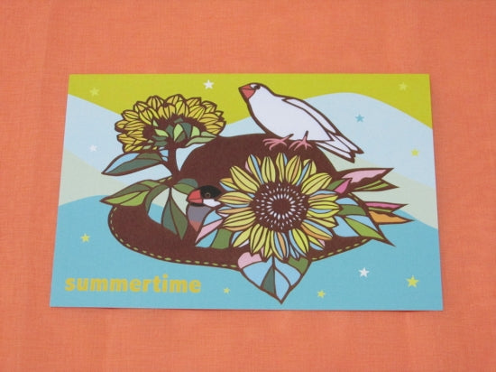 Java Sparrow Postcard Yukie-16 - Boutique SWEET BIRDIE