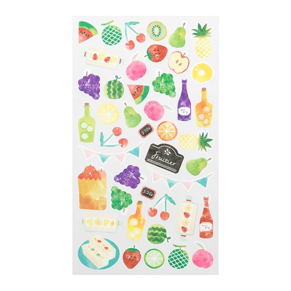 Fruit Japanese Washi Stickers - Boutique SWEET BIRDIE