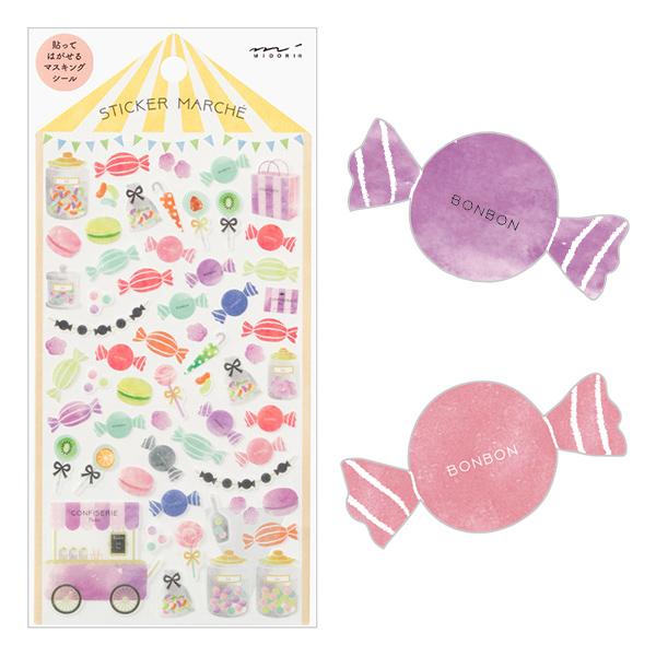 Candy Japanese Washi Stickers (82368-006) - Boutique SWEET BIRDIE