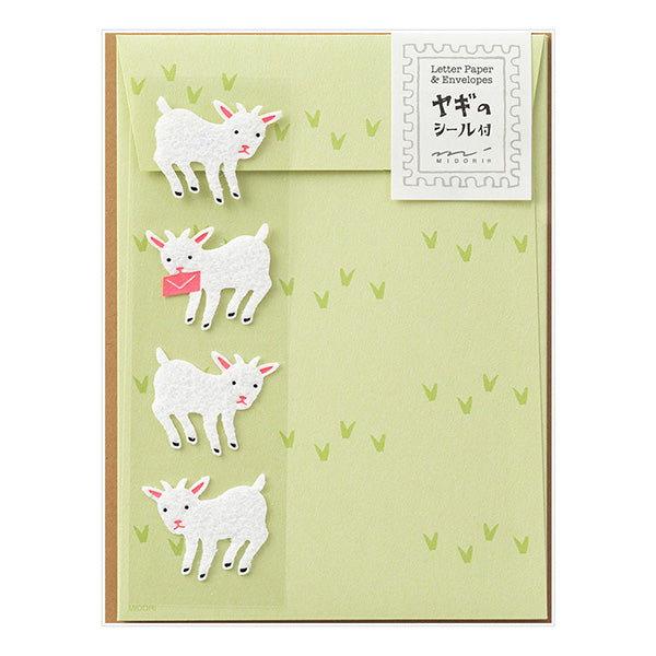 Goat Letter Set with Stickers