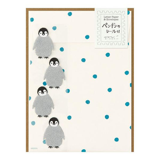 Penguin Letter Set with Stickers