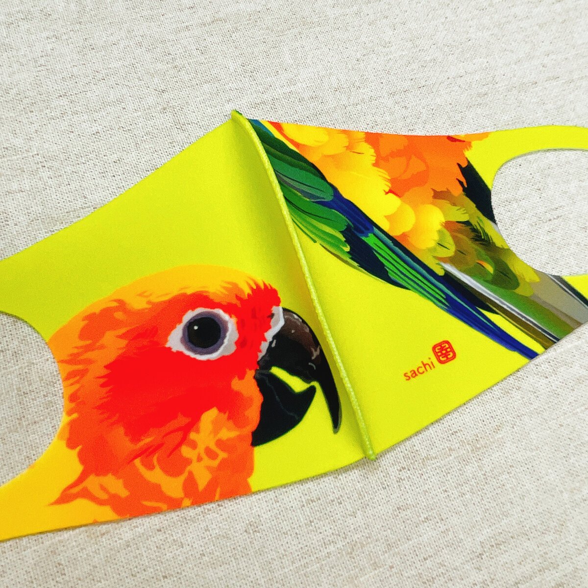 Sun Parakeet Reusable Face Mask Medium Size for Women & Children
