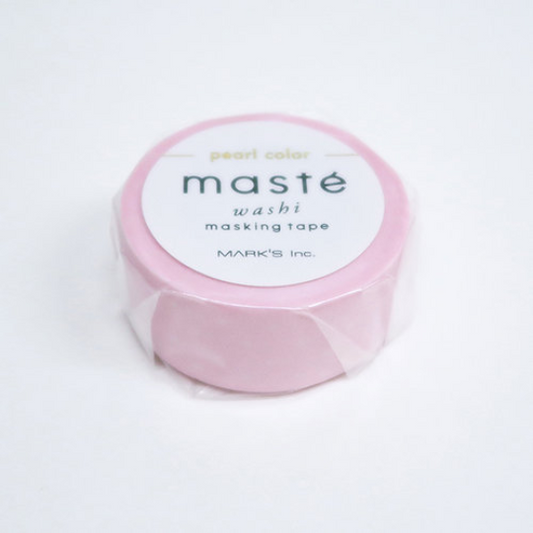 Pearl Pink Dot Maste Japanese Washi Tape Masking Tape (MSTZB10-C) - Boutique SWEET BIRDIE