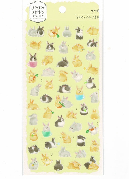 Rabbit Japanese Washi Stickers