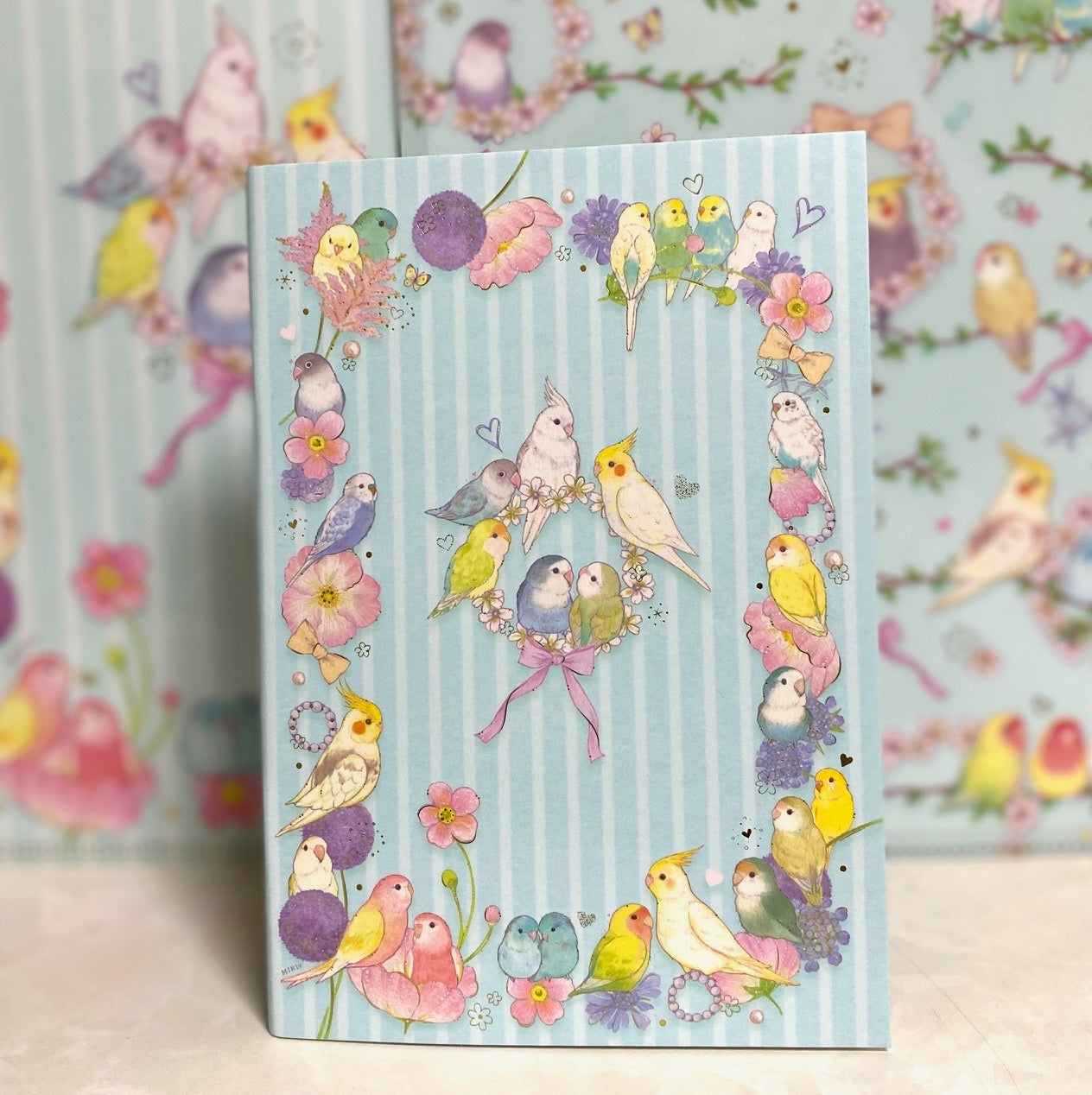 Bird B6 Notebook with Gold Accent