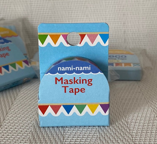 Colorful Flag Japanese Die Cut Washi Tape Masking Tape Slim Type